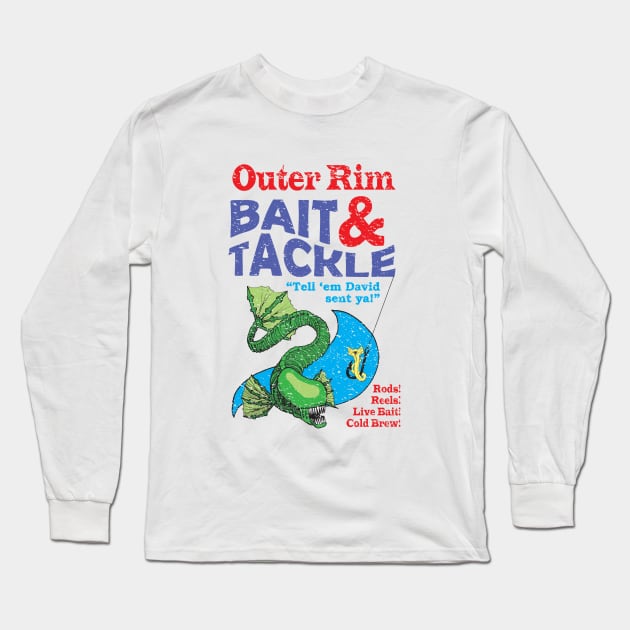 Outer Rim Bait & Tackle Long Sleeve T-Shirt by AmysBirdHouse